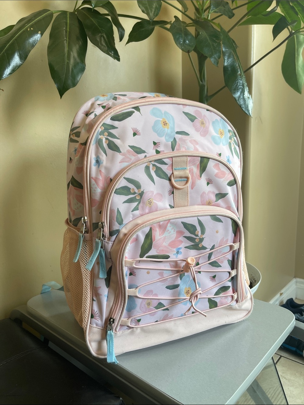 Pink floral bag